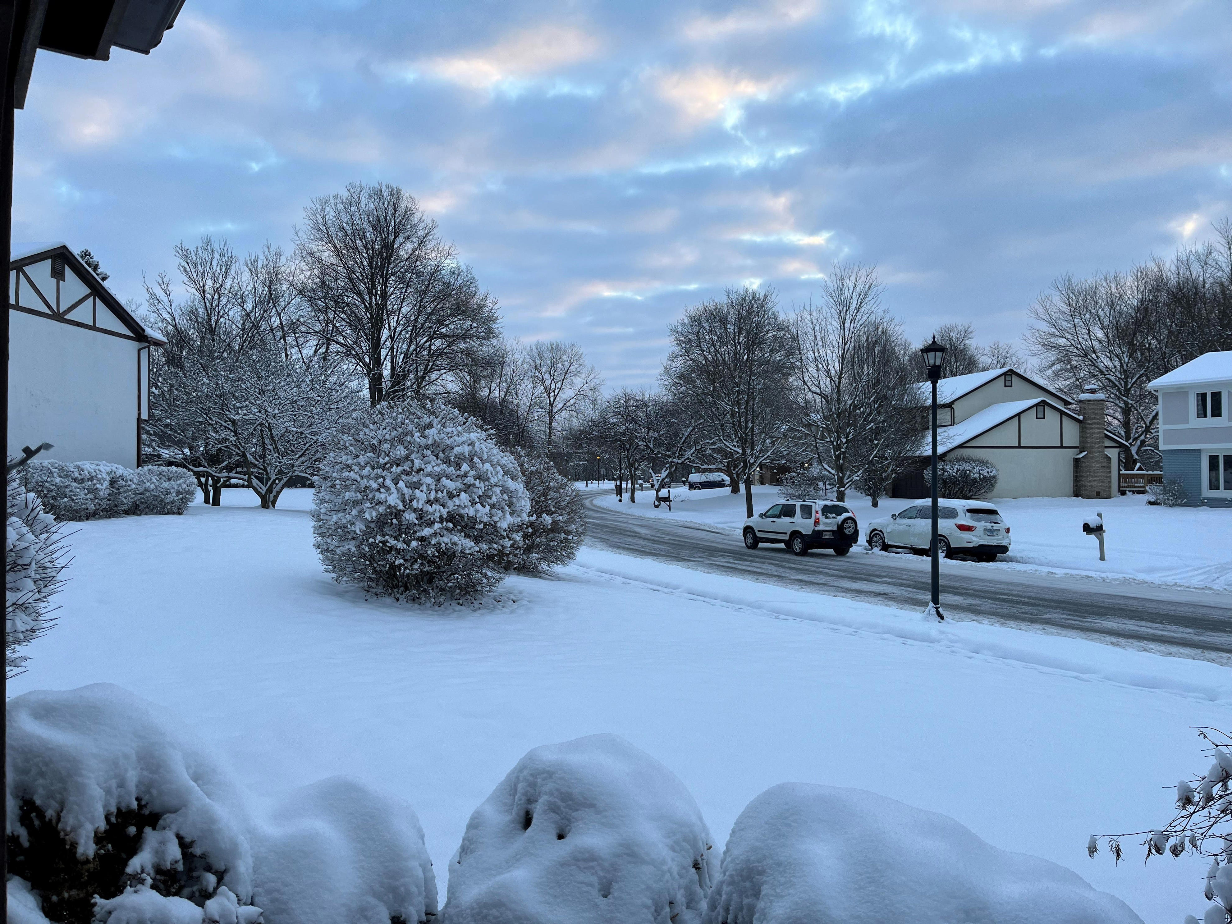 winter weather hits central ohio - how much snow did we get?
