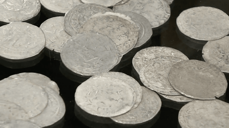 poklad nedozírné ceny vypátrali v říčanech. hrnec ve sklepě ukrýval mince z dob karla iv.