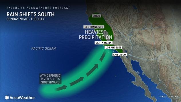 wet pattern persists: new storms to soak california