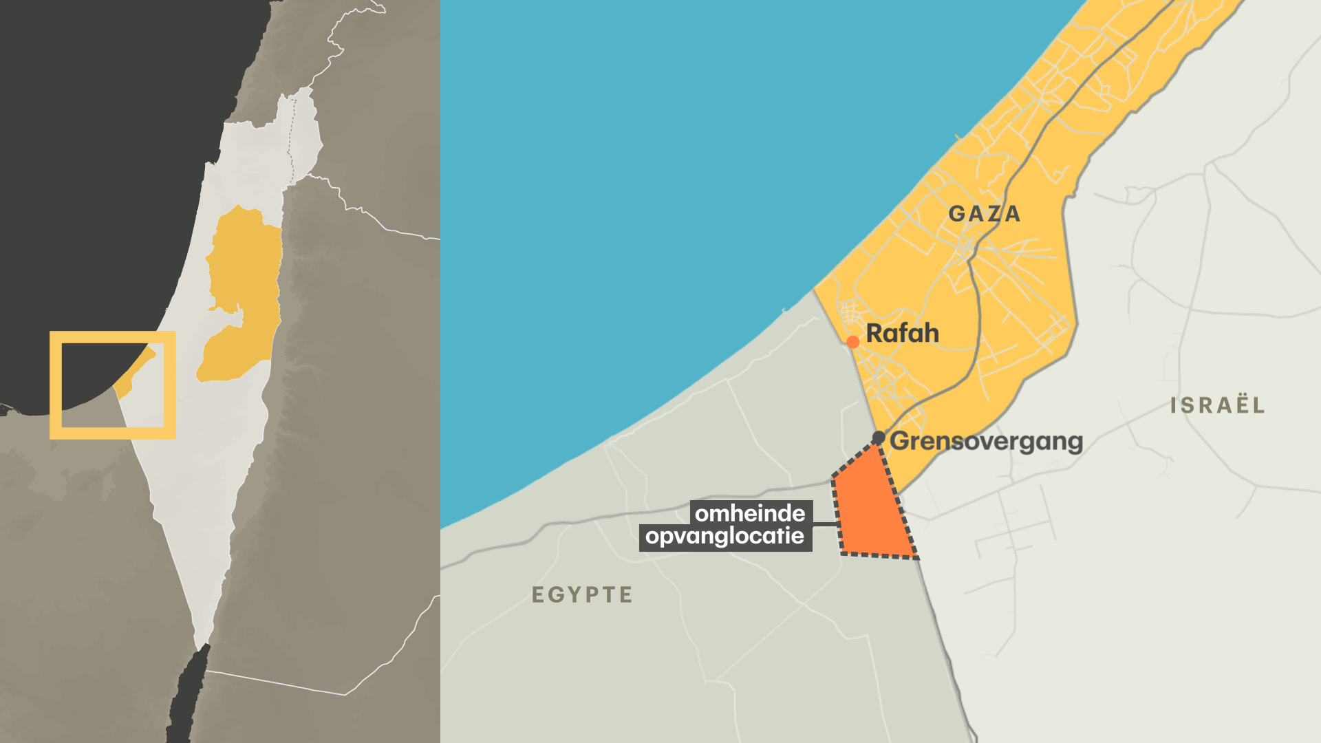 satellietfoto's bewijzen: egypte bouwt mysterieuze muur bij grens gaza