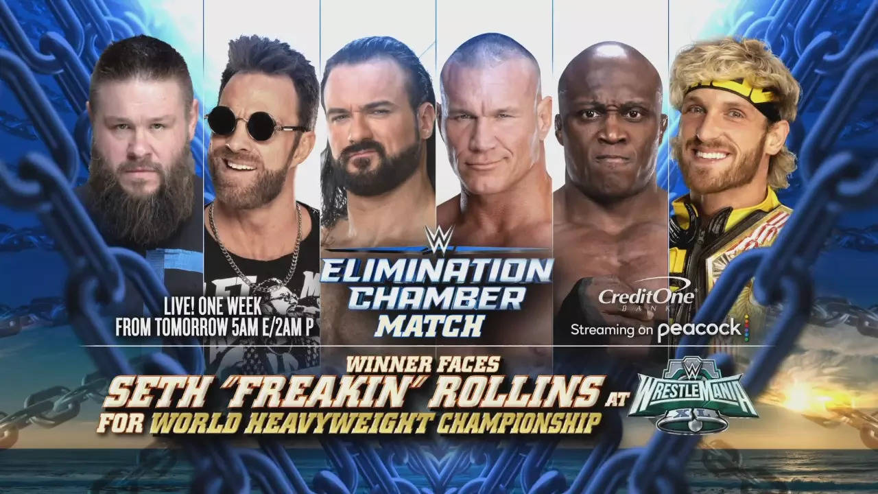 WWE Elimination Chamber 2024 Complete Match Card For Men S Lineup All   BB1iqizF.img