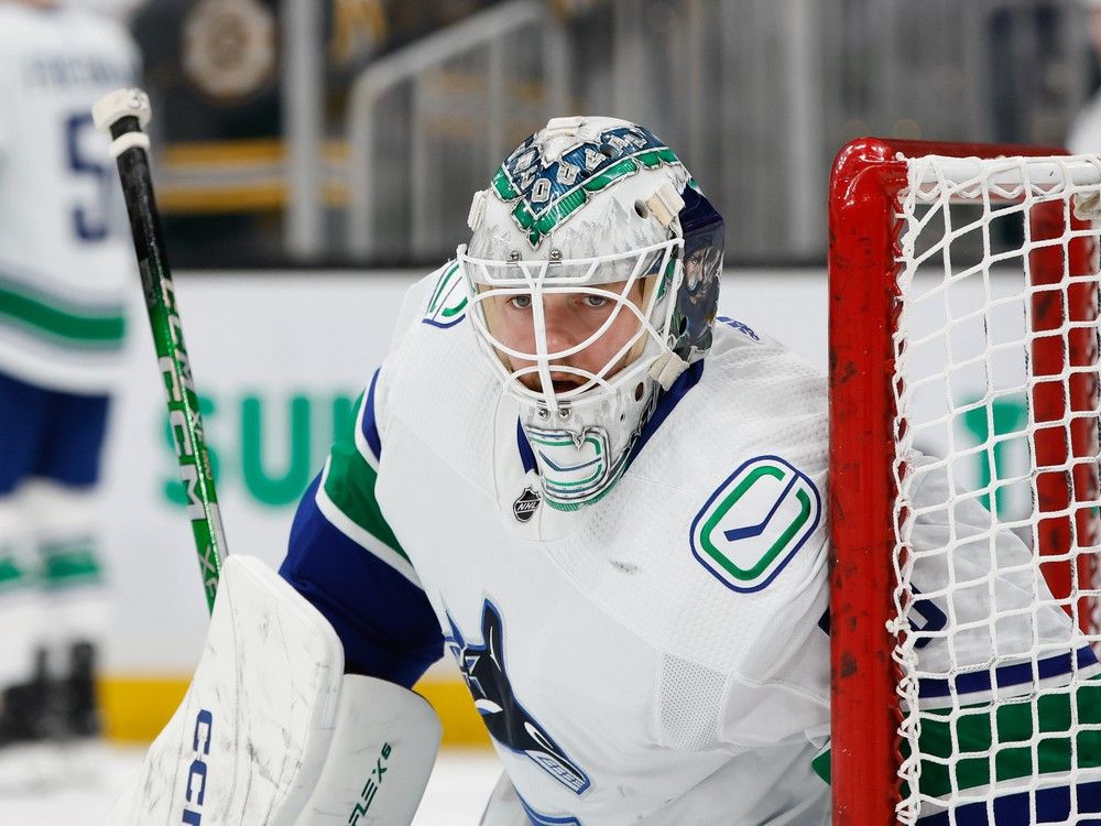 Canucks: Injured Thatcher Demko And Elias Lindholm Skate, Prepare For ...