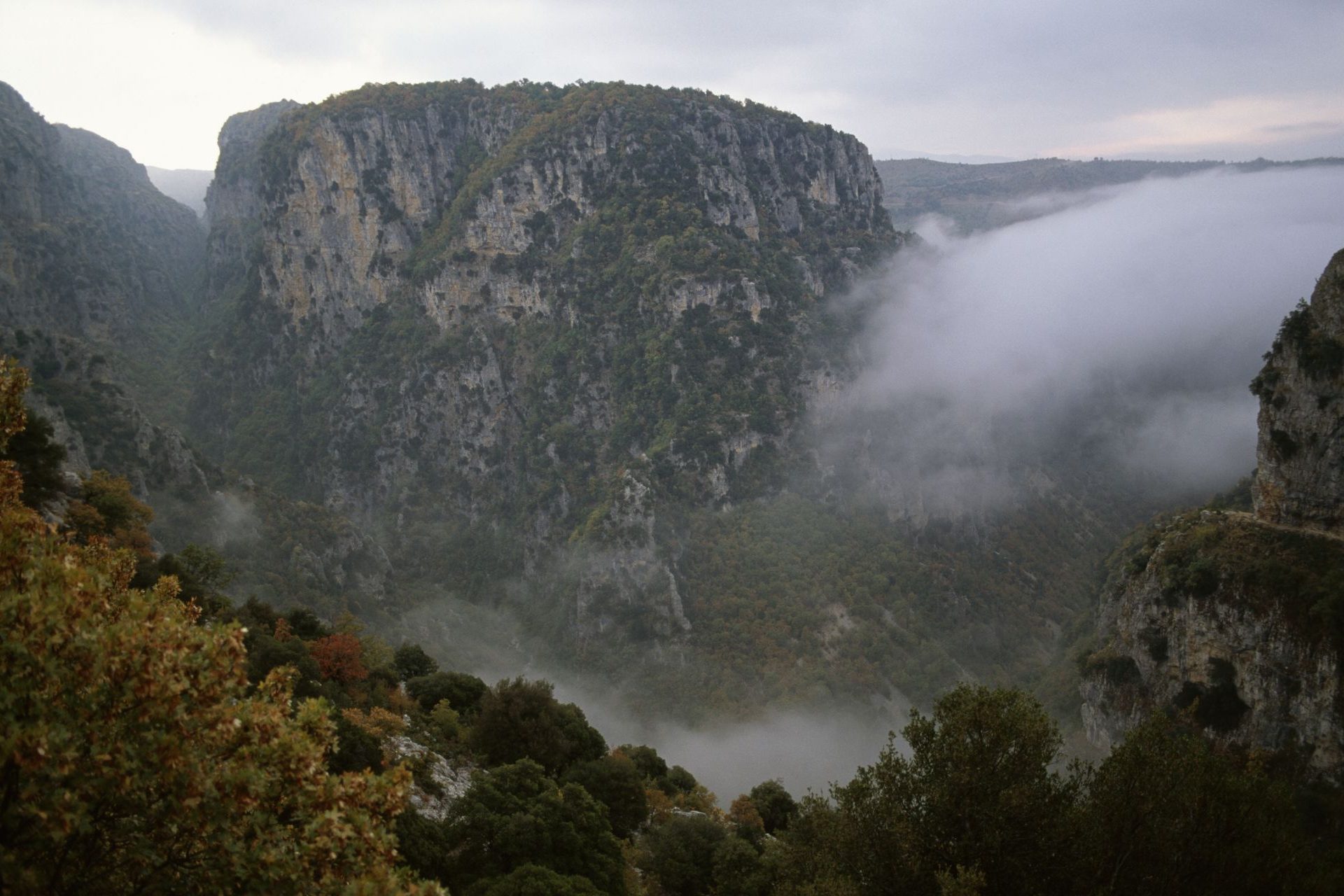 <p>In the region of Epirus, in the northwest of the country, the Vikos Gorge is nothing less than the largest canyon in Europe and the second in the world, with a height of more than 1,000 meters (3280,84 ft). The hike from the village of Vikos will offer you an unforgettable sight!</p>