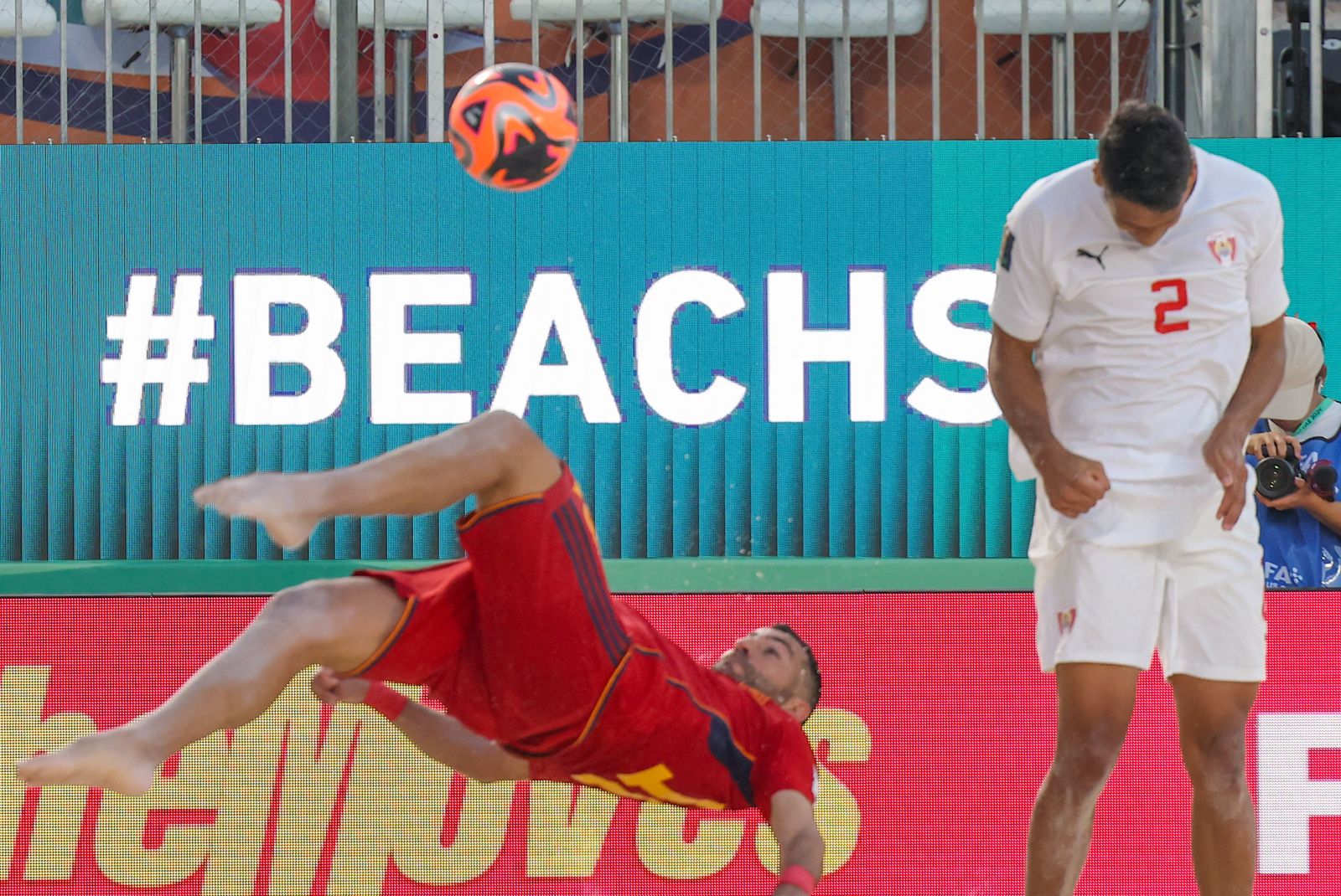 fifa beach soccer world cup - uae 2024: tahiti overcome spain, advance to quarter-finals