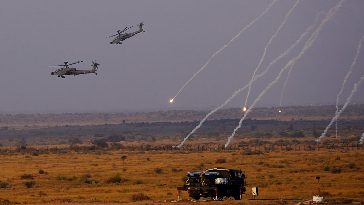 vayu shakti-24: indian air force exhibits formidable firepower in pokhran