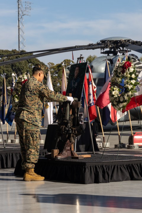 memorial held in miramar for five marines killed in helicopter crash