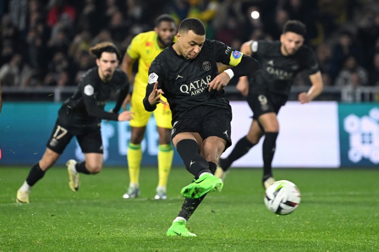 mbappe scores as sub to help psg see off nantes