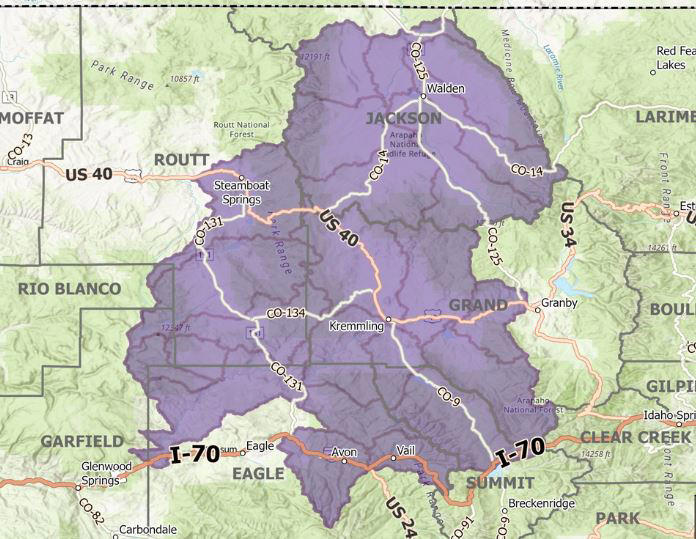 CPW warning residents as 2 wolves move from Routt County into Moffat County