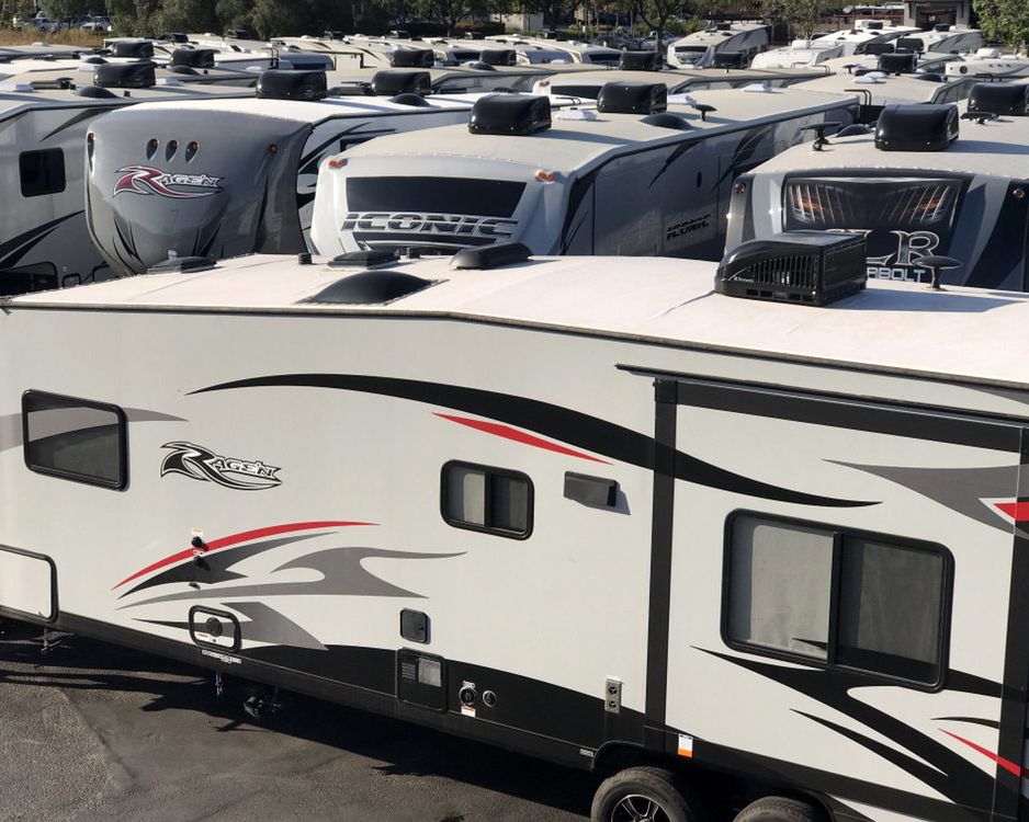 <p>Throughout the United States, <a href="https://www.thewanderingrv.com/rv-industry-statistics-trends-facts/">Wandering RV reports</a> that there are about 2,700 dealers selling RVs who manage about $26 billion in revenue annually. These dealers also create about 51,000 jobs. <a href="https://track.flexlinkspro.com/g.ashx?foid=1.3332.2010000878&trid=1153804.157026&foc=17&fot=9999&fos=1&fobs=msnshop24800&url=https%3A%2F%2Frv.campingworld.com">Camping World</a> is the nation's largest dealer, with more than 180 locations across 40 states. </p>