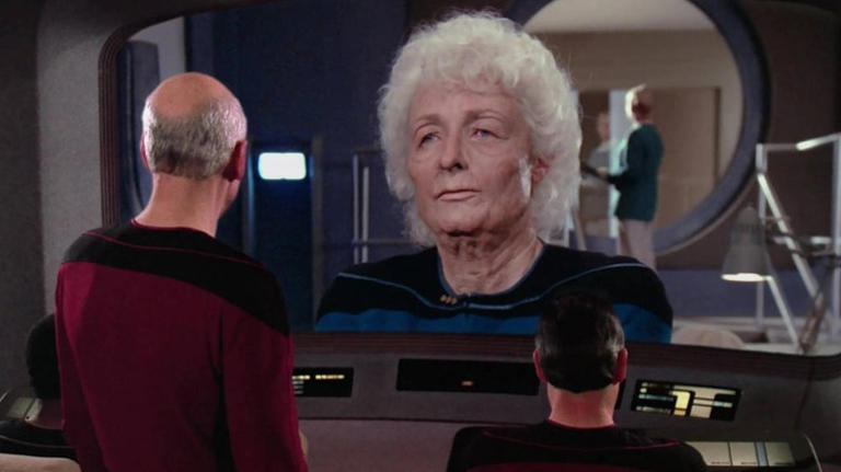 Star Trek The Next Generation Unnatural Selection Dr. Pulaski old
