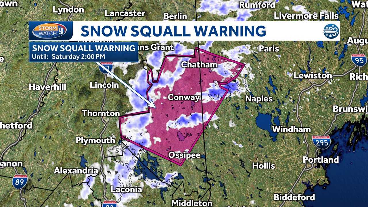 Snow Squall Warning Issued For Areas Of Northern New Hampshire Expires