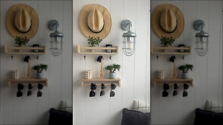 The Clever Ikea Bekvam Spice Rack Hack You'll Want To Use In Your Entryway