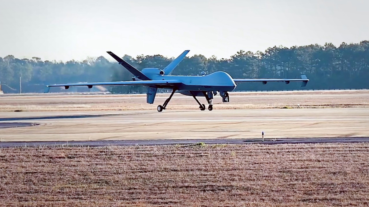 MQ-9 Reaper Makes The Monumental Achievement Of First-ever Landing At ...