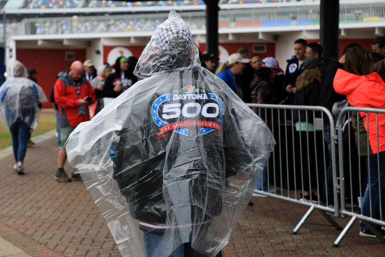 NASCAR Saturday in Daytona Rain has postponed the Xfinity race. Here's