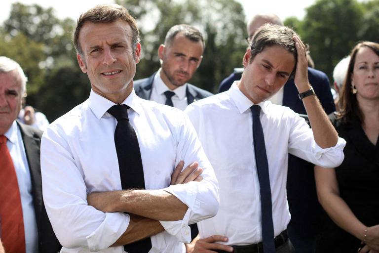 Emmanuel Macron et Gabriel Attal