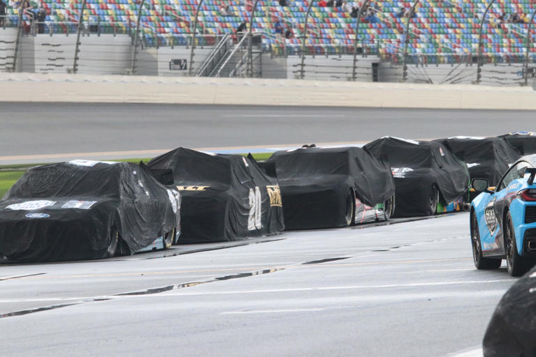 NASCAR Saturday in Daytona Rain has postponed the Xfinity race. Here's