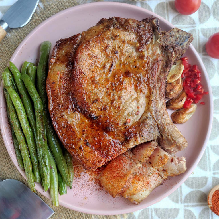 Blackstone Grilled Pork Chops