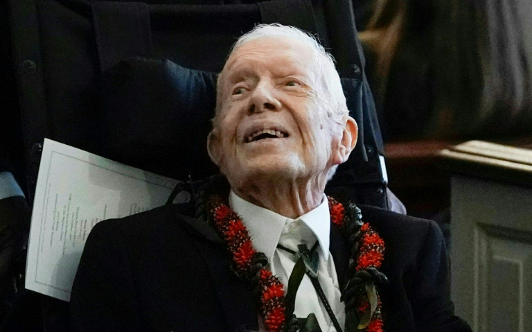 former us president carter, 99, marks one year in hospice