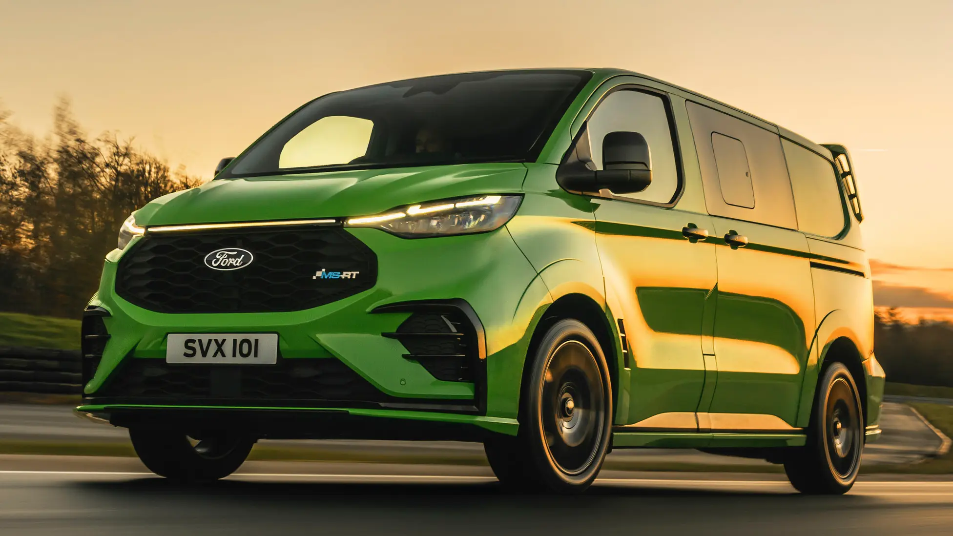 like the ranger ms-rt but want more space? check out ford's bodykitted transit
