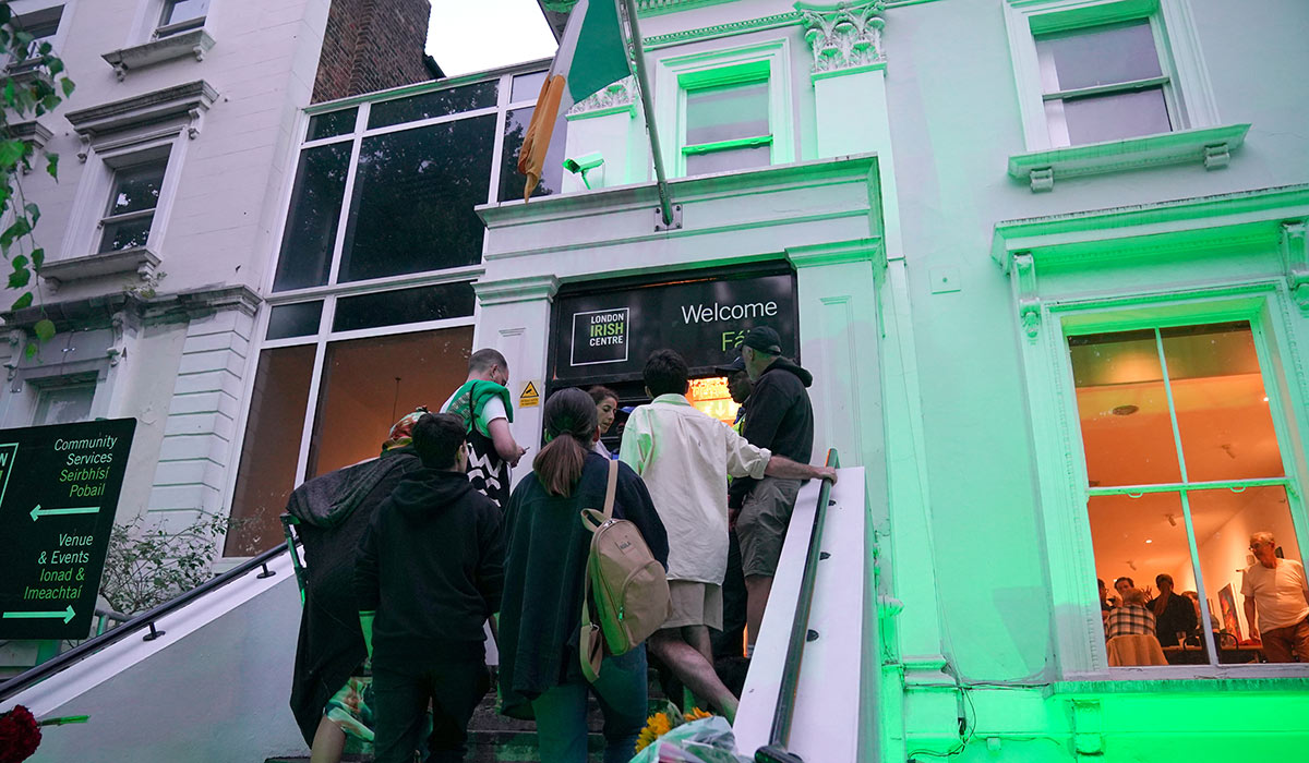 ryan tubridy's london diary: the irish centre is an informal embassy for people who need help