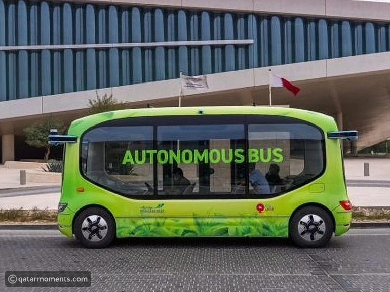 qatar unveils its first self-driving e-bus: join a demo week!