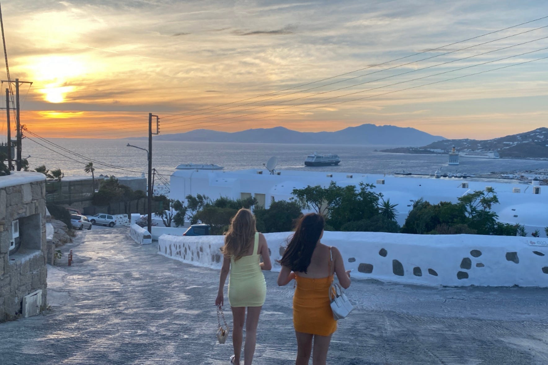 <p>When booking our Airbnb in Mykonos, we saw a few comments about it being a bit of a walk to get to. As young, relatively in-shape people, we ignored the warnings.</p><p>But our accommodation was right on top of a massive hill and walking home (often in dresses and sandals) wasn't ideal.</p>