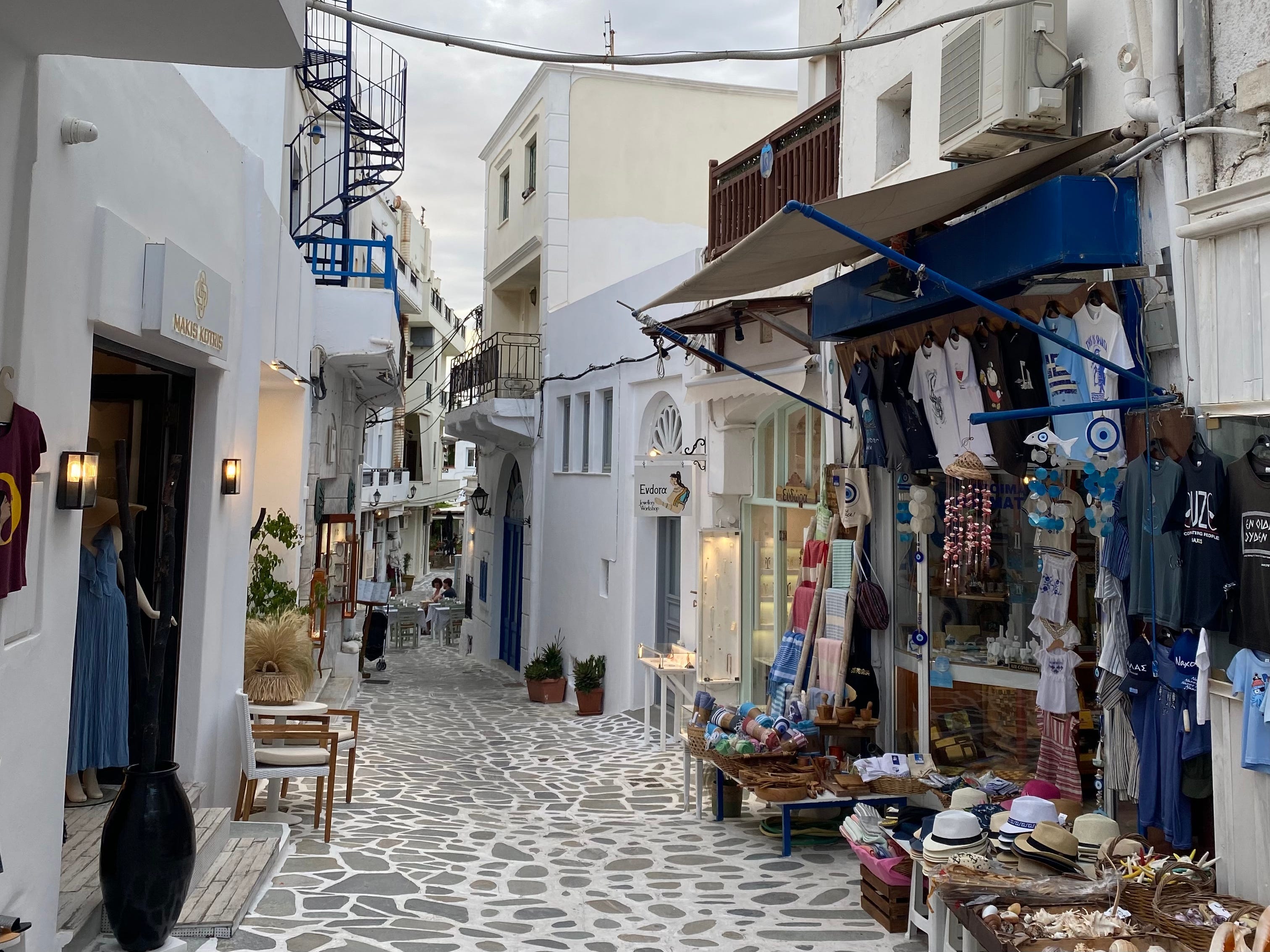 <p>We set aside a day to explore Naxos with no itinerary, and we got to take our time shopping in markets, sitting by the ocean, and discovering new food spots.</p><p>It was nice to be spontaneous and stumble upon hidden gems that day instead of stressing about making it to another activity on time.</p>