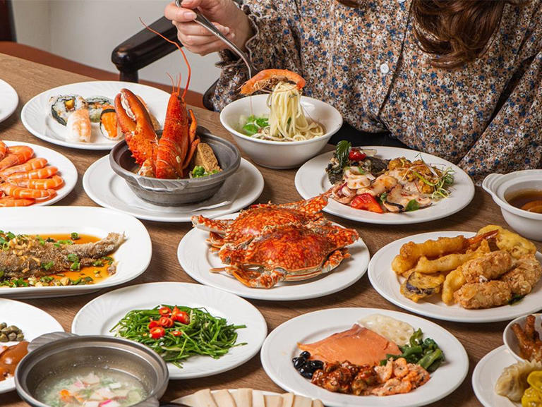 台南大飯店歐式自助餐券開賣，超豐盛Buffet一人最低425元就能開吃，即日起到2月29日限時販售。(台南大飯店提供)