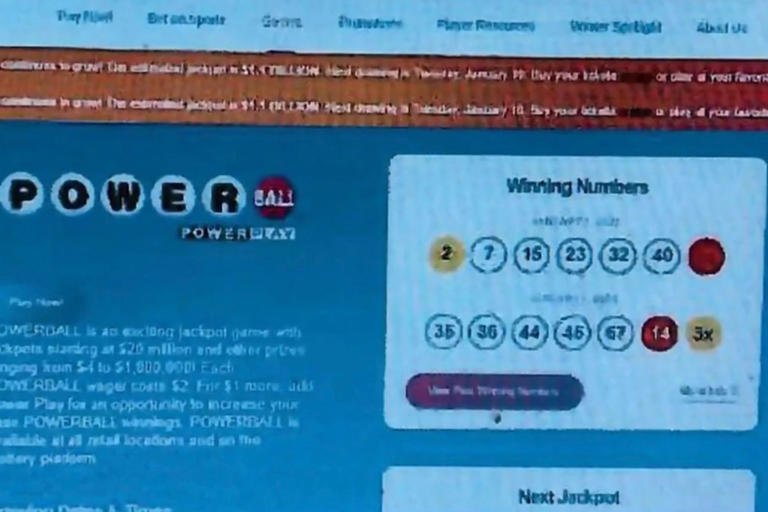 Powerball player John Cheeks denied $340M lottery jackpot over website  'mistake'