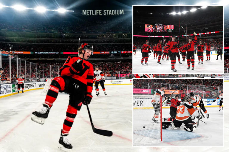 NHL Stadium Series 2024 Devils smack Flyers in front of 70,328 fans at