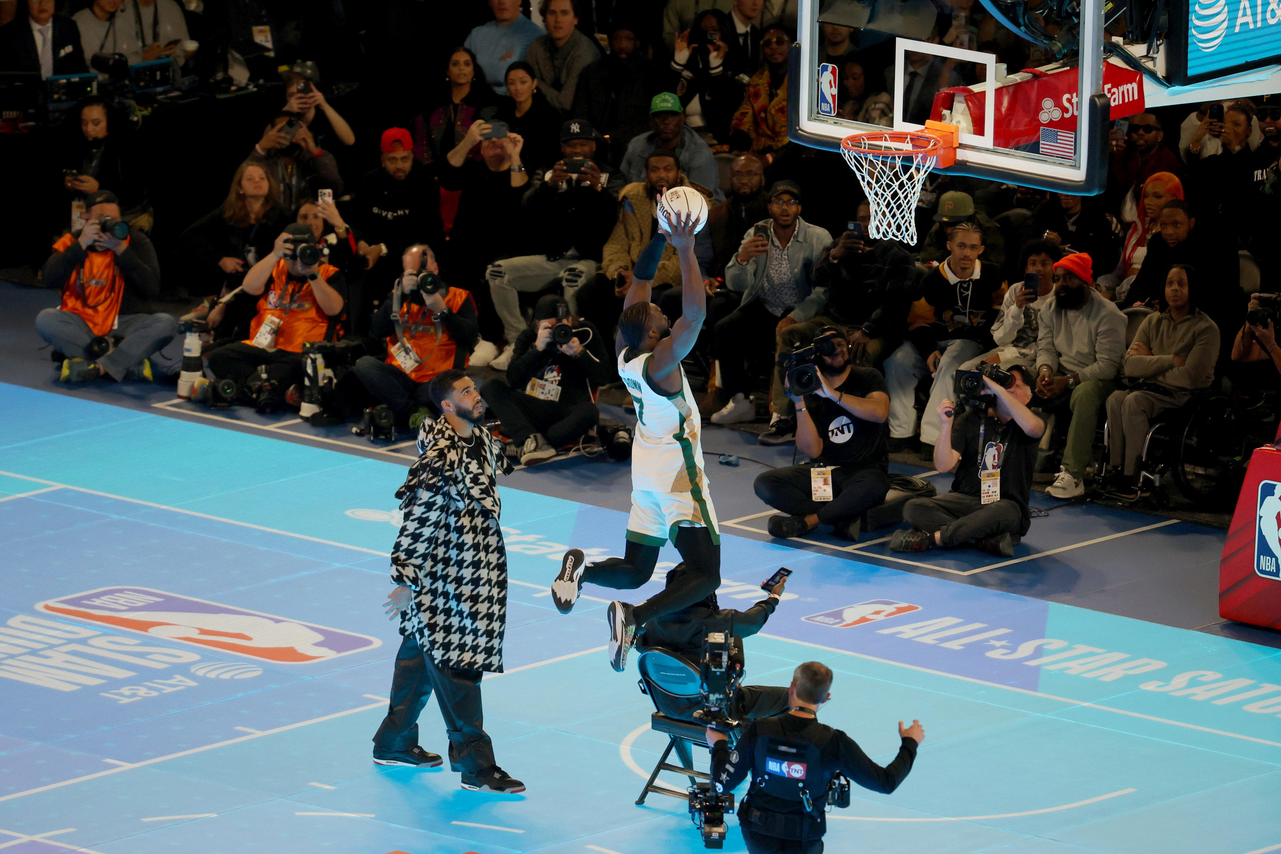 Jaylen Brown Talks All Star Week Slam Dunk Contest With Draymond Green   BB1itG22.img