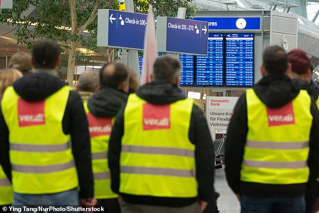 more chaos for brit holidaymakers as lufthansa staff vow to go on strike at germany's biggest airports including frankfurt, munich and berlin within days
