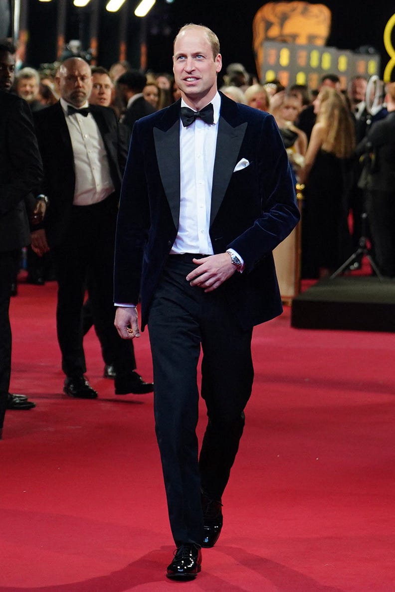 Prince William Attends The BAFTAs Solo As Princess Kate Continues   BB1itJo5.img