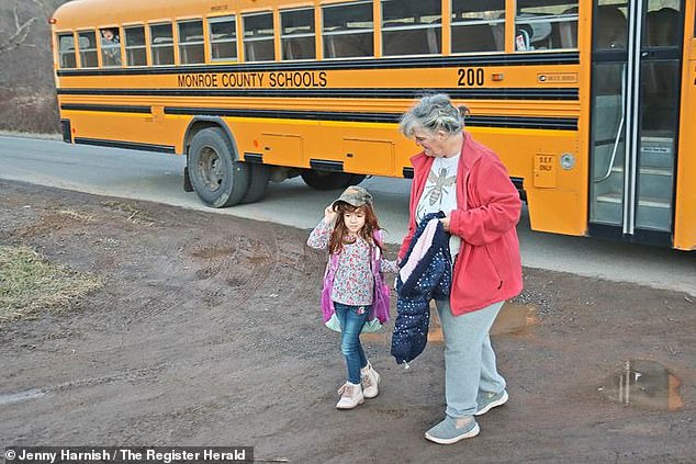 kindergarten flop: five year-olds in west virginia must commute for three hours a day to and from school just 20 miles away because bus route is so long, leaving exhausted youngsters with no time to play