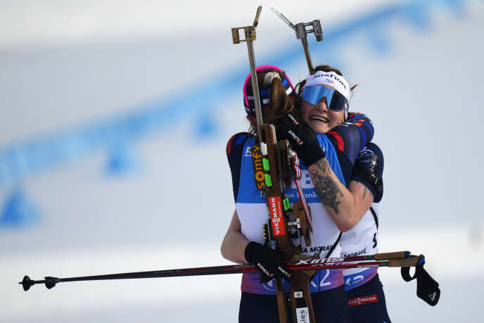 justine braisaz-bouchet championne du monde de la mass start de biathlon, 6e médaille d’or française