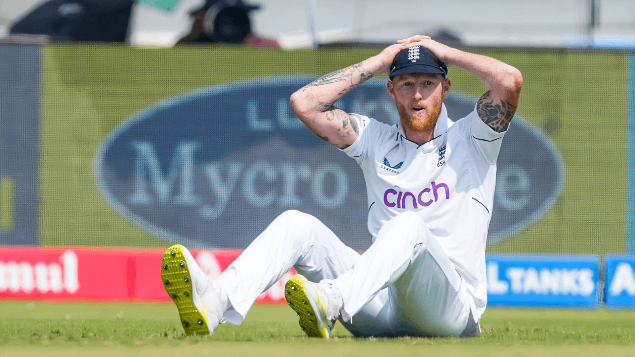 the ball din't hit the stumps...: ben stokes cries foul after rajkot humbling, calls for massive drs change