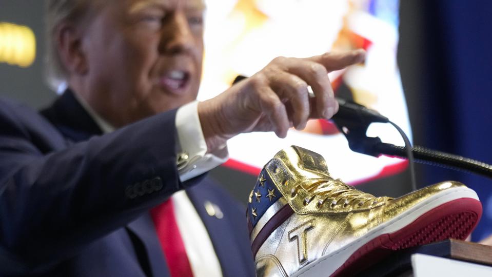 Trump’s ‘Super Limited’ $399 Gold Sneakers Reportedly Sell Out