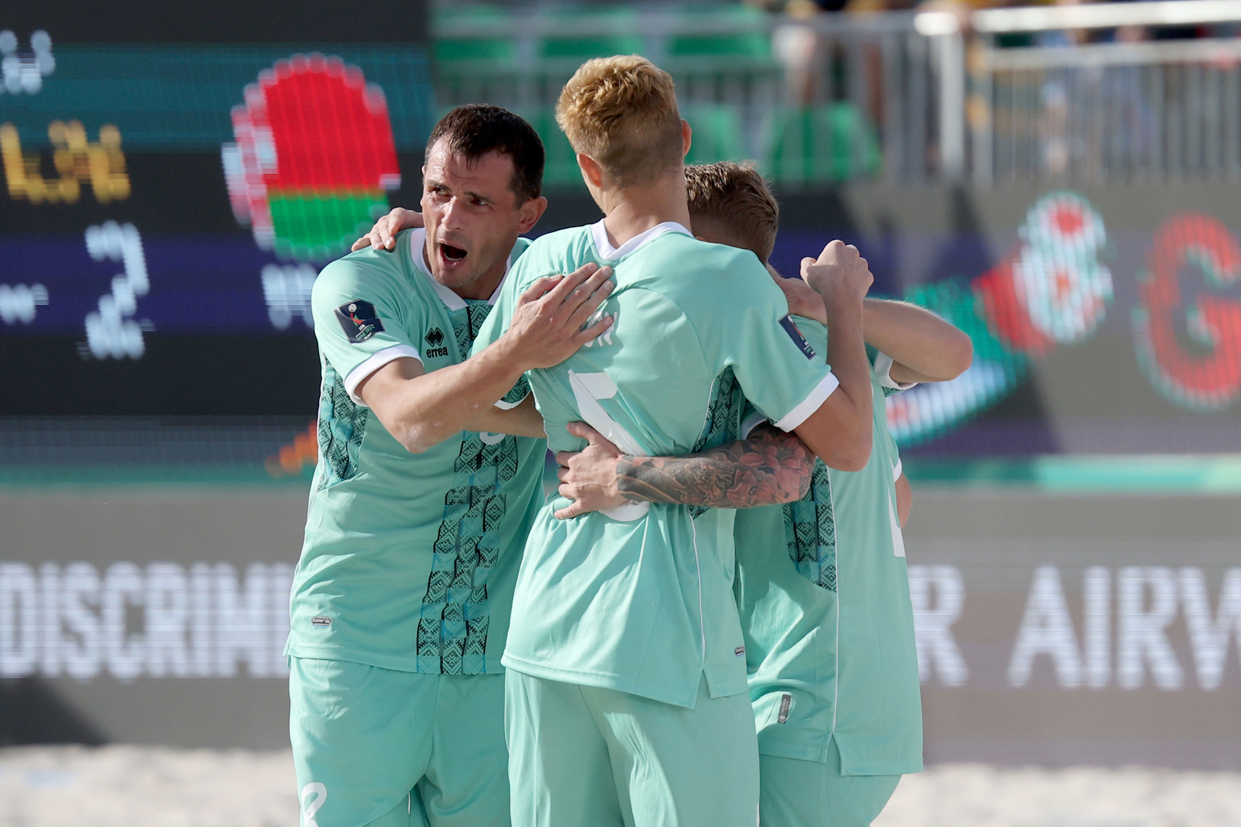 fifa beach soccer world cup - uae 2024: avgustov excels as belarus beat japan