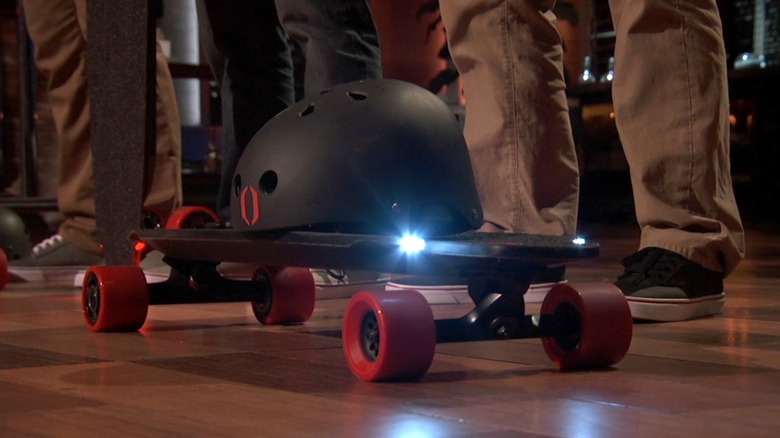 what happened to the inboard m1 electric skateboard from shark tank season 8?