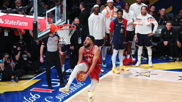 Wolves’ Karl-Anthony Towns Becomes Fourth Player to Score 50 in NBA All-Star Game