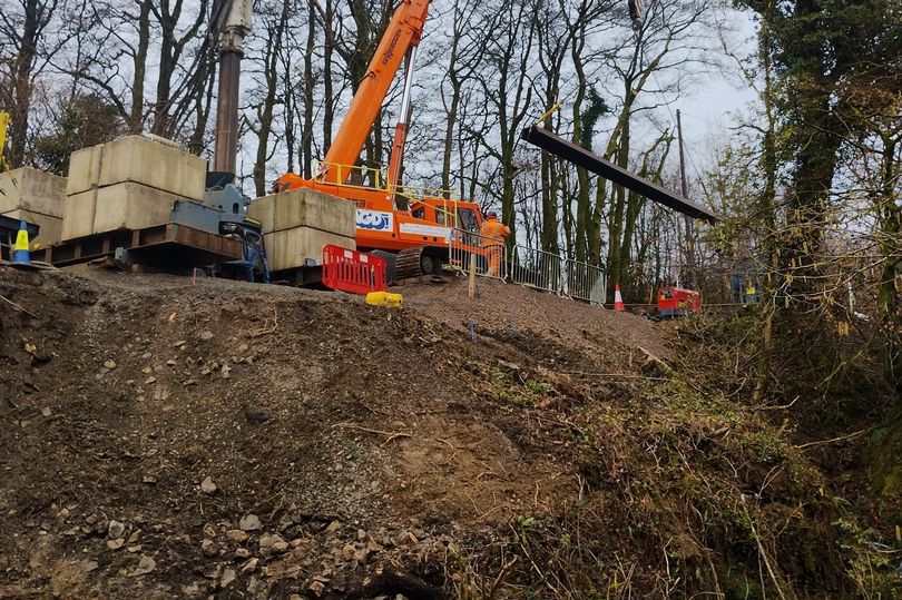 major work to repair exmoor landslide as b3224 set to be back in business