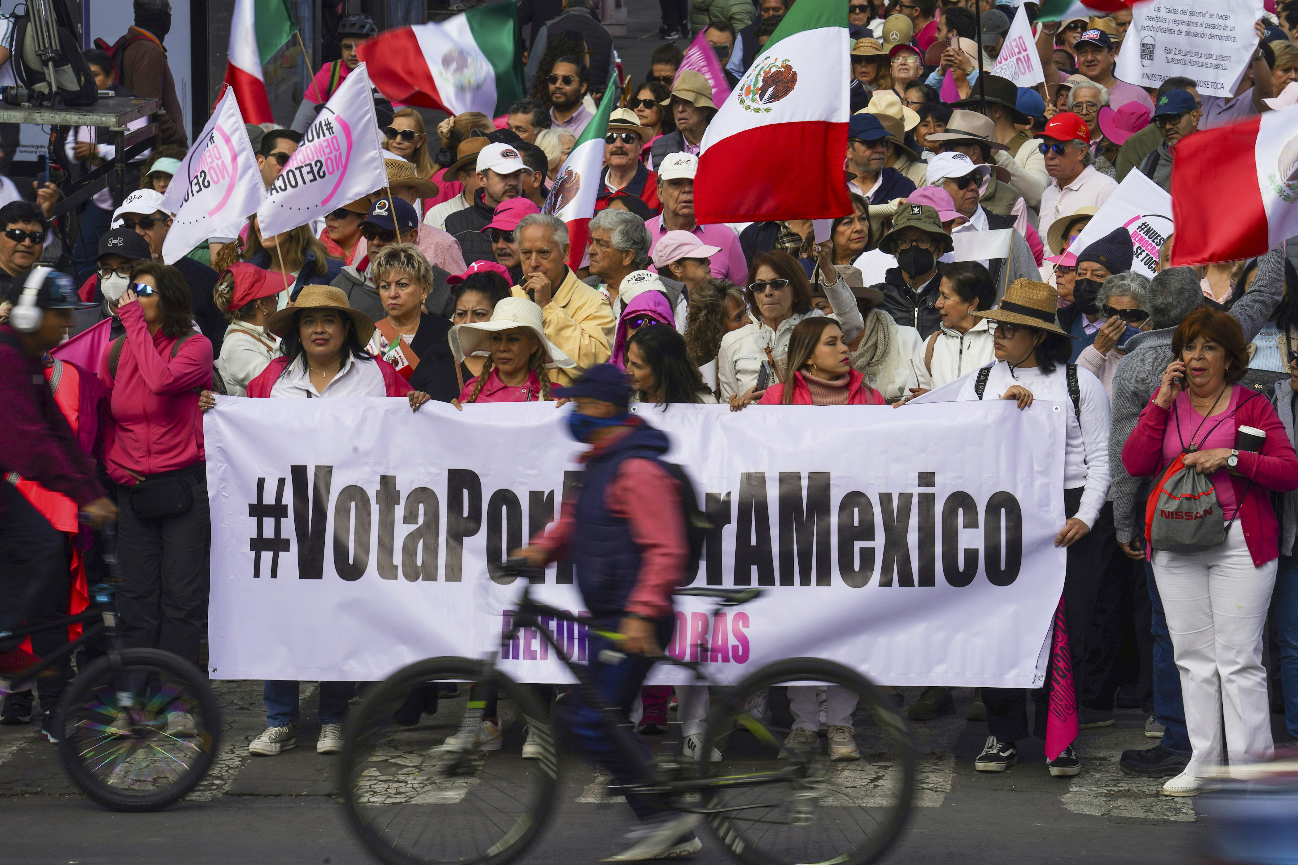 ‘march for democracy’ draws multitudes in mexico