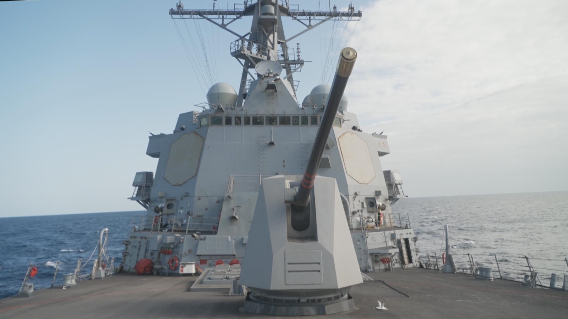 u.s. navy destroyers target houthi red sea missiles and drones