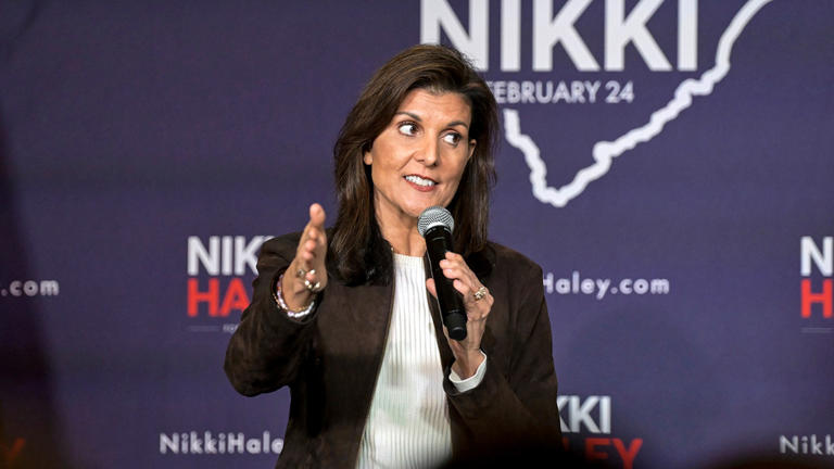 Haley vows to 'never give up' as she makes final push ahead of South