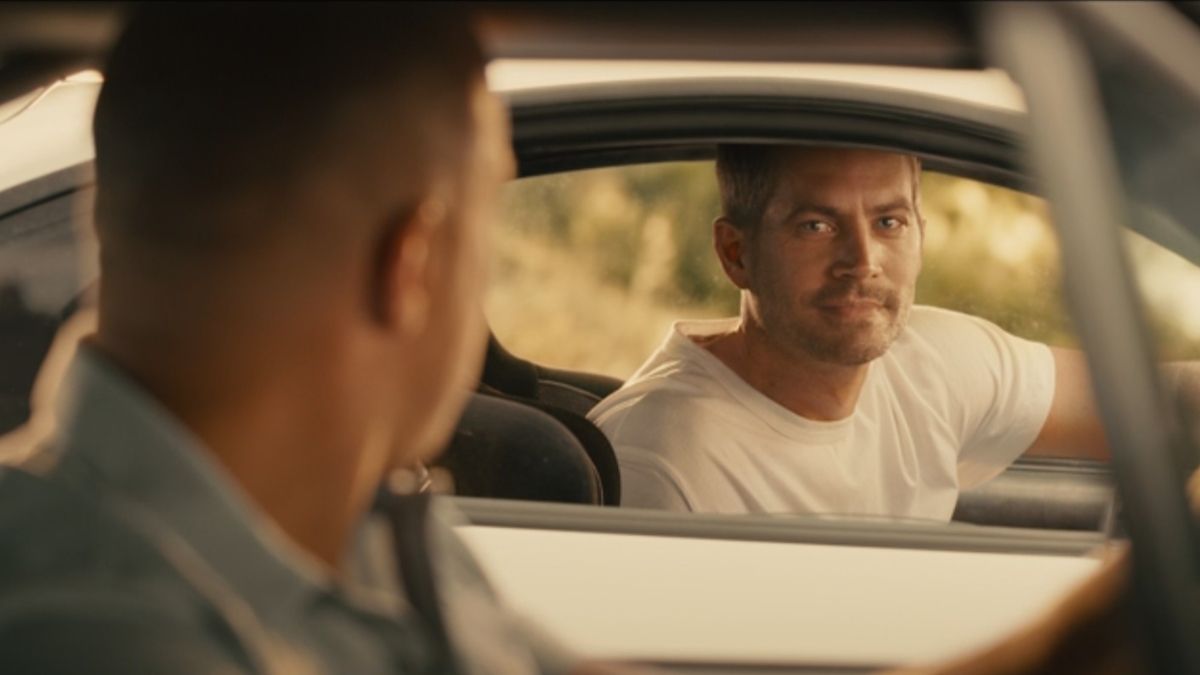 <p>                     The Fast & Furious is known for fist-pumping soundtracks featuring raggaeton and phonk, but the sentimental pop-rap song “See You Again” by Wiz Khalifa and Charlie Puth defies tradition to bid farewell to Paul Walker, who died during filming Furious 7. (The song is heard at the end of the movie, when Walker’s Brian drives off into the sunset forever.) “See You Again” has a tearful yet hopeful tone, with a tinge of triumph commemorating the roads traveled together and assured belief that all roads eventually lead back home.                   </p>