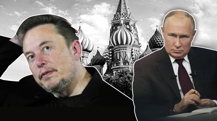 Wie Elon Musk Putins Propaganda-Maschinerie ölt