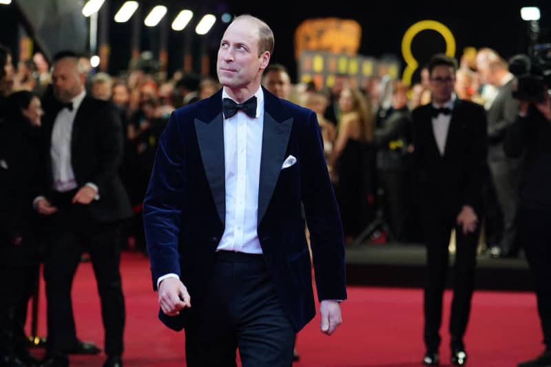 Prinz William Solo Bei Den BAFTA Awards - Letztes Jahr Strahlte Er Noch ...