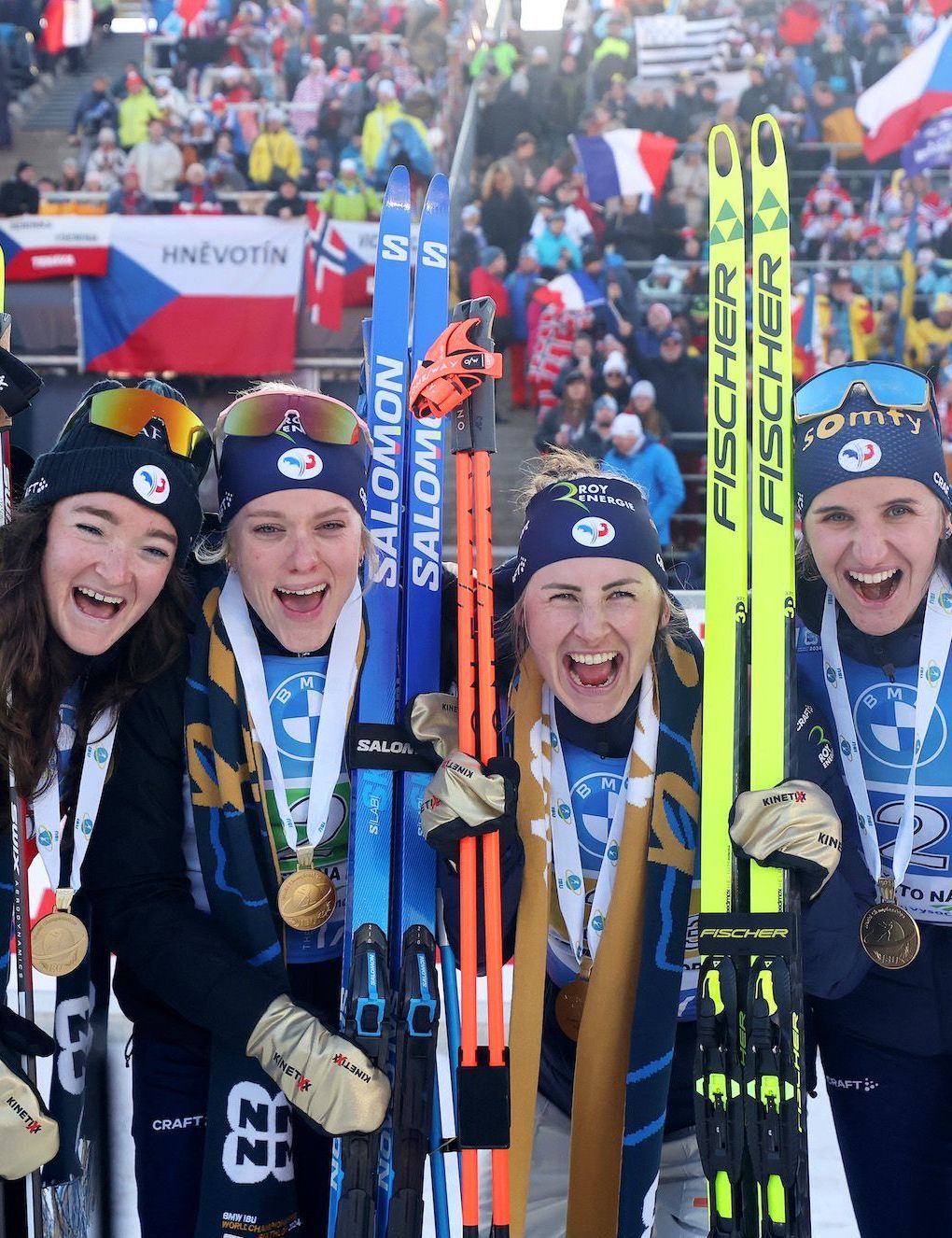 Les Françaises Dominent Les Mondiaux De Biathlon Et Remportent Le 1er ...