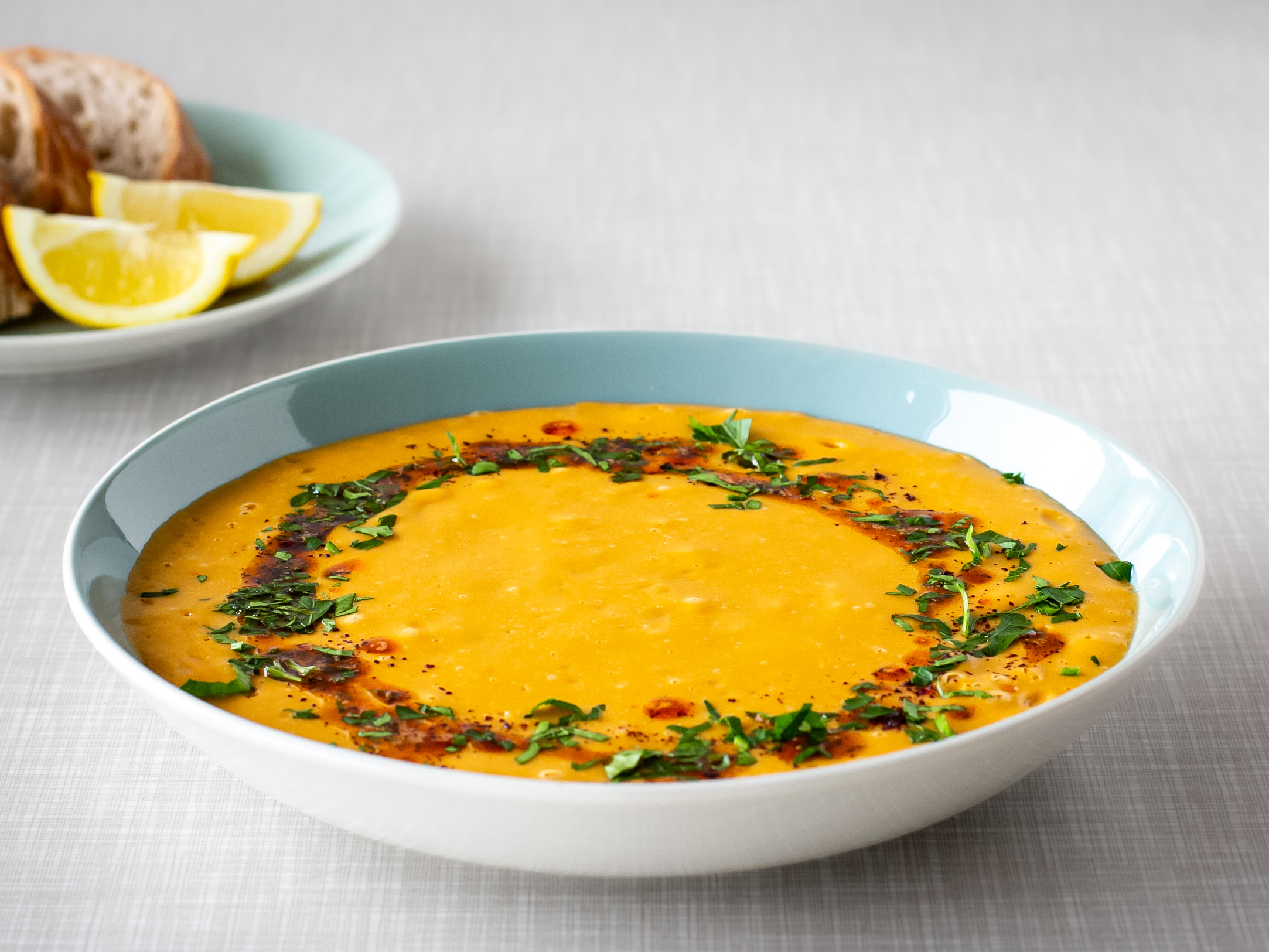 &amp;quot;Mercimek Çorbası&amp;quot;: Cremige türkische rote Linsensuppe