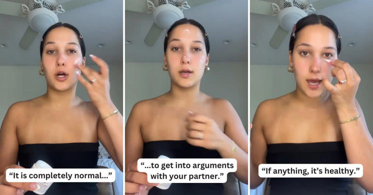 Woman shares the importance of having healthy arguments in a relationship and it's eye-opening